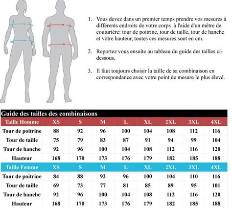 taille combinaison moto|GUIDE DES TAILLES